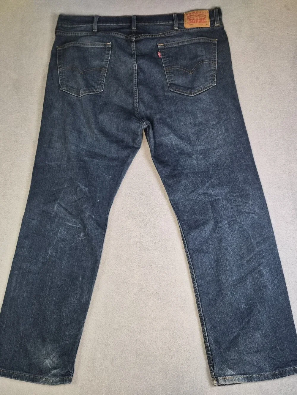 Levi's 505 straight leg blue jeans Size mens 42x30 #denim #classic